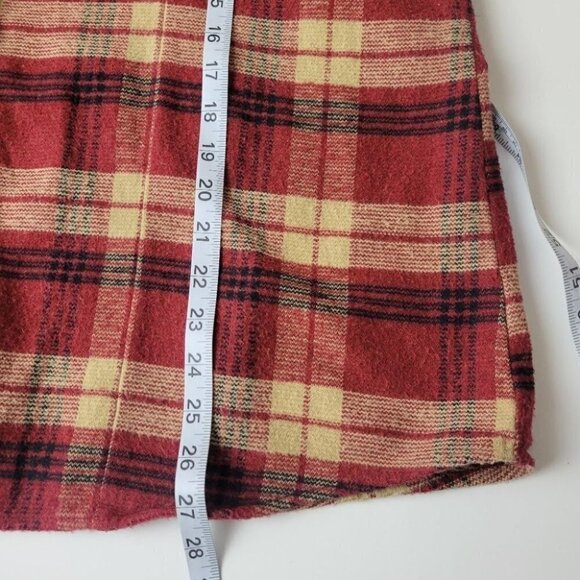 NATURAL reflections plaid button shacket overshirt rustic 1x - Picture 8 of 10